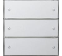 Interruptor de superficie KNX Tastsens.3 Komfort 3f, color blanco brillante, 1 unidad.