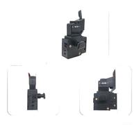 Interruptor de taladro de 10 mm con mecanismo de autobloqueo para herramientas eléctricas Black and Decker, pieza de repuesto de gatillo de control de marcha atrás hacia adelante, metal y plástico