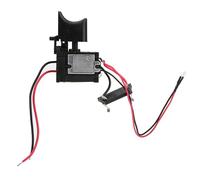 Interruptor de taladro el¨¦ctrico, 7,2 V - 24 V 16A Interruptor de disparador de control de velocidad Interruptor de taladro con luz peque?a para bater¨ªa de litio Taladro inal¨¢mbrico