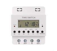 Interruptor de temporizador de alta potencia, temporizador digital, relé, temporizador programable, interruptor de control de tiempo inteligente, CA 220 V (100 A)
