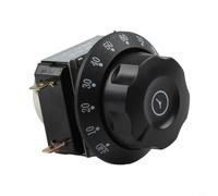 Interruptor de temporizador mecánico de 30/60/90/120 minutos para horno microondas, horno eléctrico y olla arrocera, carcasa de plástico de metal, 16 A/250 V, campana audible integrada (120 minutos)
