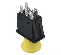 Interruptor de toma de fuerza de embrague de 10 amperios, actualización de metal para Craftsman 925-3233A 725-3233 - Palanca de compromiso de cubierta impermeable IP53 para cortacéspedes de giro cero