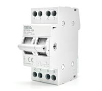 Interruptor de Transferencia Automática 2P 63A 220V Protección Contra Sobrecargas/Protección Contra Cortocircuitos Montaje en Guía DIN de 35 mm Conversión Manual Seccionador
