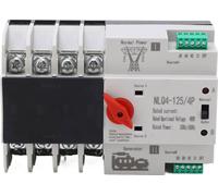 Interruptor de transferencia automático de doble alimentación 4p, resistente a altas temperaturas, para doble corriente alterna 400V, 100A