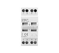 Interruptor de transferencia manual ATS 2P 63A 240V Conmutador de 2 posiciones para alimentación dual, carril DIN, apto para uso industrial y doméstico