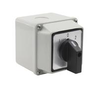 Interruptor de transferencia Universal LW26-20/1 con caja impermeable, interruptor de alimentación dual de un solo cable, doble tiro unipolar inverso