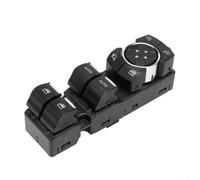Interruptor de ventana eléctrica del lado del conductor para Ford Explorer 2011-2015, para Taurus 2011-2015, reemplaza BB5T14540AQW, plástico ABS con retroiluminación verde amarilla