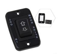 Interruptor deslizante In/Out 20 A DC Negro para control del motor | Carcasa de metal de plástico, resistente al calor, resistente al envejecimiento, color negro para óptica, larga vida útil