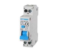 Interruptor diferencial 1P+N 16A C10 220V 4,5kA 30mA 220V 1 Módulo DIN Ettroit JXL30-32-1P+N-16A