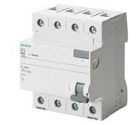 INTERRUPTOR DIFERENCIAL 5SV4 63A/30MA/AC 4P 63A 30MA 4M 5SV4346-0
