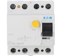 Interruptor diferencial de 4 polos, 40A, 0,03A, 10kA, tipo G/F, modelo FRCMM-40/4/003-G/F, número de referencia 187409