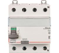 Interruptor diferencial de tipo A, 4P, 100A, 0,03A, modelo P304 DX3, referencia 411763