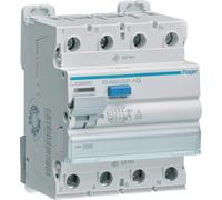Interruptor diferencial Hager, 3P+N, 63A, 100mA, tipo A, G, TP, 1 unidad.