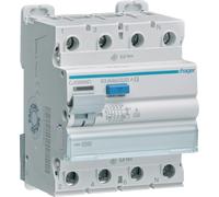 Interruptor diferencial Hager, 3P+N, 63A, 30mA, tipo A, G, TP, 1 unidad.