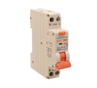 Interruptor diferencial magnetotérmico 10 mA para zonas húmedas, 10 A C10, RCBO tipo A curva C, 1 módulo DIN, 1P+N 6 kA 220 V, serie PL8HT profesional