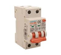 Interruptor diferencial magnetotérmico tipo A 10 A C10, bipolar 2P verdaderos (NO 1P + N), curva C 6 kA 30 mA, doble palanca con diagnóstico visual, 2 módulos DIN, serie PL8M2