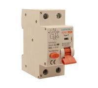 Interruptor diferencial magnetotérmico tipo F 25A C25, RCBO Tipo F Curva C 6kA 30mA, 1P + N 2 módulos DIN, para bombas de calor, climatizadores, lavadoras, motores controlados por inversor