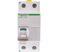 Interruptor diferencial modular de 100A, 2 polos, iSW-NA (con posibilidad de disparo). Código: A9S70690
