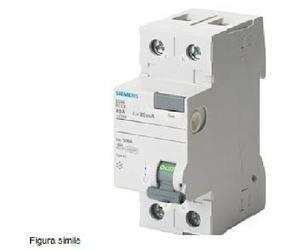 INTERRUPTOR DIFERENCIAL SIEMENS 2 POLOS 16A 10MA AC TIPO 5SV4111-0