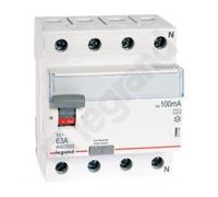 Interruptor diferencial tipo A P 304 4P 63 A 100 mA, serie TX3