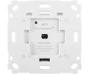 Interruptor doble Homematic IP 156757A0 - Hogar inteligente