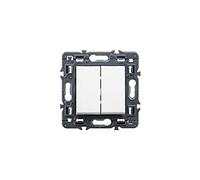 Interruptor doble Legrand 741244 serie Valena Next color blanco