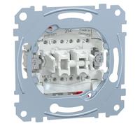 Interruptor doble MERTEN, conexión de un polo, 16A, 250V AC, modelo MEG3626-0000