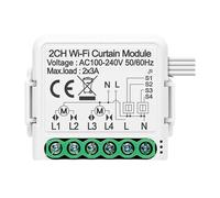 Interruptor doble wifi persianas tuya avatto n-csm01-2