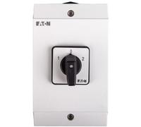 Interruptor Eaton T3-3-8212/I2, número de artículo 207183, contacto 32A, configuración 1-0-2, ángulo de desconexión 60°, montaje en riel