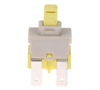 Interruptor electrónico de metal 4 pines 16A 250V AC | Mecanismo de autobloqueo estable, evita accidentales, diseño de 4 pines, clasificación de 16 A, ideal para electrodomésticos