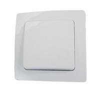 Interruptor empotrable 10 a/250 v electro dh 36.535/i/b, color blanco,