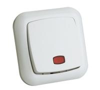 Interruptor empotrable 10a/250v~ electro dh 36.530 olor blanco,