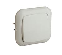 Interruptor empotrable 6 a/250 v electro dh 36.530/i, color blanco, 84