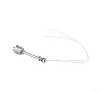 Interruptor flotante de acero inoxidable, sensor de nivel de agua, montaje vertical, 240 V CA, 0,5 A, para control de tanques, detector automático de líquidos, color plateado, grado 304, rosca de 10