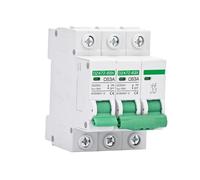 Interruptor fotovoltaico de 1/2/3/4 polos, protector de panel solar, disyuntor, CC 250 V, 500 V, 750 V, 1000 V, 16 A, 32 A, 50 A, 100 A y 125 A.