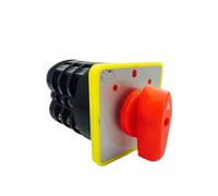 Interruptor giratorio de 3 posiciones, 16 A, tres niveles, selector levas, control arranque, motor encendido, apagado, contacto plateado LW5-16/3