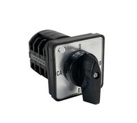 interruptor giratorio, LW8-10YH3/3 Voltímetro de conversión trifásico 11 A con interruptor leva rotativo transferencia universal
