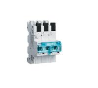 Interruptor Hager SLS, 3 polos, 40A, modelo HTS340E, para conexión rápida a carril guía