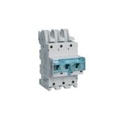 Interruptor Hager SLS de 3 polos, 100A, modelo HTS390E, para carril guía, sistema QuickConnect