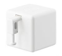 Interruptor inalámbrico con pulsador de botón inteligente para balancín tradicional, escenas de temporizador de control de voz, no requiere taladrar, color blanco de 1.3 pulgadas