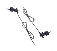 Interruptor industrial de flujo de paleta para monitoreo de gas de agua y aceite en sistemas de bomba de calor con construcción de resina epoxi y diseño de instalación roscada G 3/4, color negro