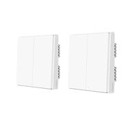 Interruptor inteligente Aqara, con conexión a neutro (1 botón), con conexión a neutro (2 botones), con conexión a neutro 2keyX2