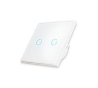 Interruptor Inteligente de Luz WiFi 2 botões Smartify - Branco