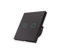 Interruptor Inteligente de Luz WiFi 2 botões Smartify - Preto