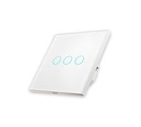 Interruptor Inteligente de Luz WiFi 3 botões Smartify - Branco