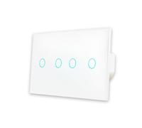 Interruptor Inteligente de Luz WiFi duplo 4 botões Smartify - Branco