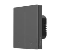 Interruptor Inteligente SONOFF M5 Matter con Wi-Fi 2.4GHz, Interruptor de Pared 2 Módulo con Temporizador y Control por Voz, Compatible con Matter, Alexa y Google Home, Requiere Hilo Neutro (Tipo 80)