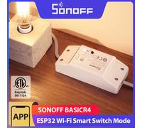 Interruptor Inteligente Wi-Fi SONOFF BASICR4, Chip ESP32, Interruptor Mágico Confiable y Seguro, Modo de Control Remoto eWeLink, Funciona con Alexa y Google Home