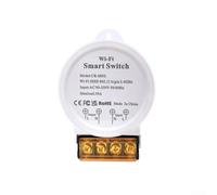 Interruptor inteligente WiFi 30 A con contador de electricidad para aplicación Tuya - 90 - 250 V Medición de energía y control por voz para Alexa Google - Temporizador y mando a distancia para