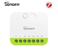 Sonoff Interruptor inteligente Zigbee MINI-ZB2GS – 2 canales, Zigbee 3.0, 16A, compacto